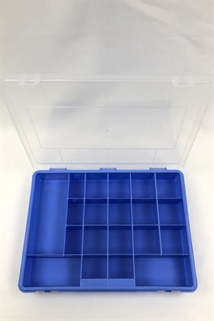 Plastic Jewelry Box Blue