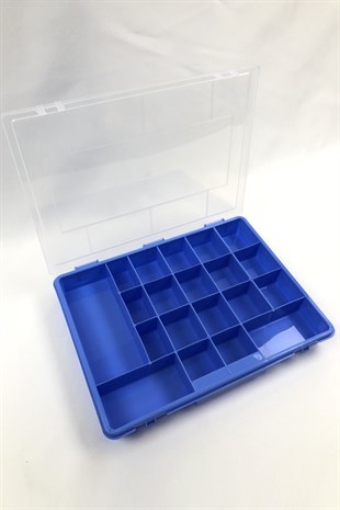 Plastic Jewelry Box Blue