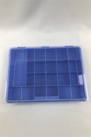 Plastic Jewelry Box Blue