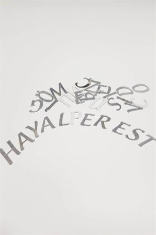 Pleksi Aynalı Harf