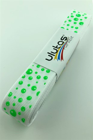 Puanlı Baskı Grogren 2,5 cm Kurdele