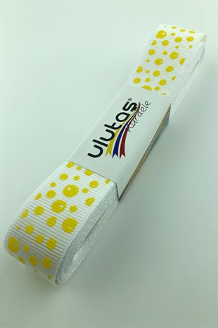 Puanlı Baskı Grogren Kurdele 2,5 cm