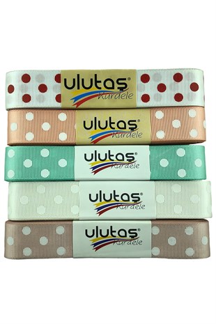 Polka Dot Grosgrain Ribbon 2.5 cm