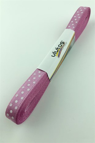 Puantiyeli Saten Kurdele 1 cm