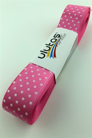 Polka Dot Satin Ribbon 2.5 cm