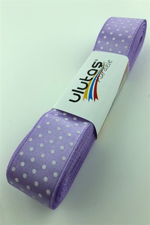 Polka Dot Satin Ribbon 2.5 cm