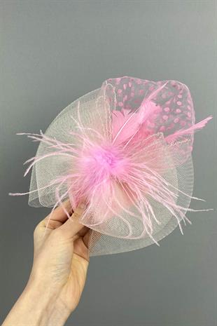 Polka Dot Voile Wedding And Party Hat