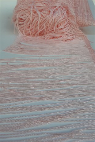 Pudra 15 Cm Saçak Şerit Püskül