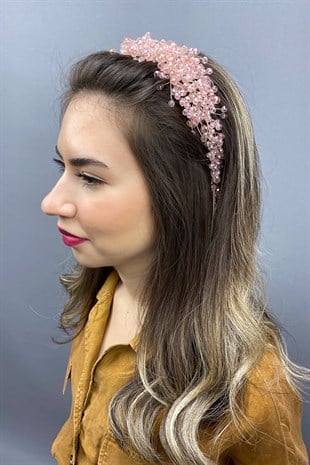 Powder Asian Crystal Bridal Hair Accessory