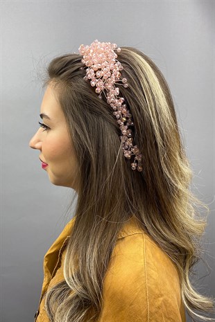 Powder Asian Crystal Bridal Hair Accessory