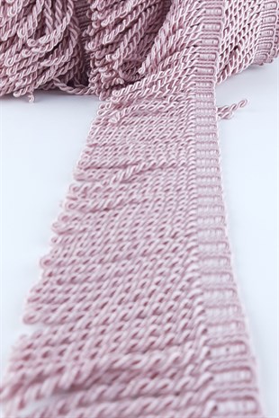 Pudra Burgulu Bulyon Saçak Püskül 7 cm