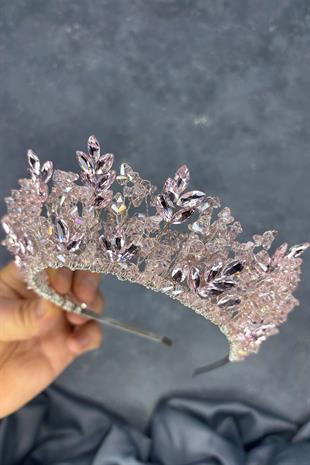 Powder Nature Beaded Bridal Henna Crown Bridal Hair Accessory