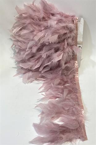 Powder Goose Feather Otriş Ribbed Strip Feather