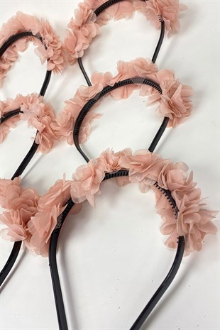 Powder Laser Flower Bridesmaid Tiara and Child Gift Tiara 6 pcs