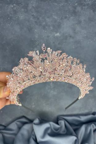 Powder Livan Beaded Bridal Henna Crown Hair Accessory