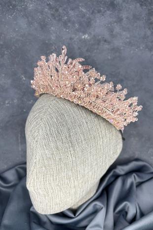 Powder Livan Beaded Bridal Henna Crown Hair Accessory