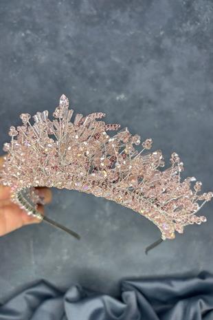 Powder Livan Beaded Bridal Henna Crown Hair Accessory