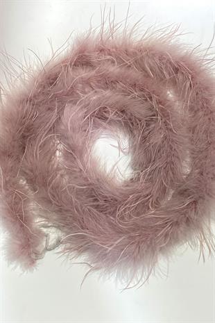 Powder Malibu Ostrich Feather