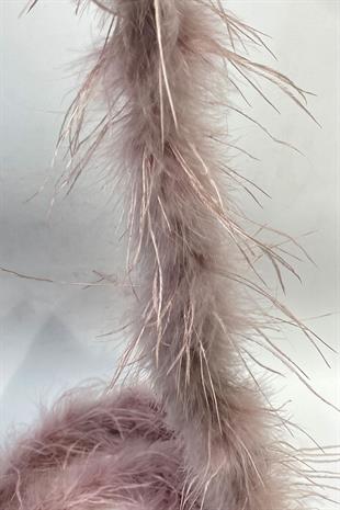 Powder Malibu Ostrich Feather
