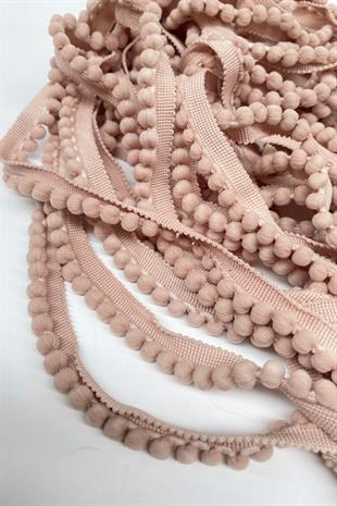 Pudra Sık Küçük İnce Ponpon Şerit 