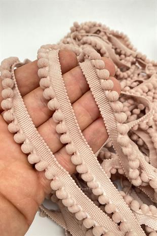 Pudra Sık Küçük İnce Ponpon Şerit 