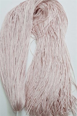 Pudra Tek Bağ Saçaklı Püskül 60 cm (1 adet)