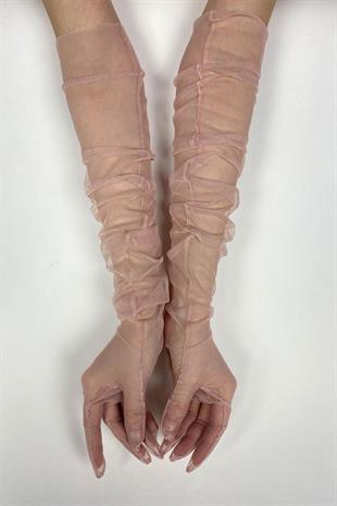 الجملة مسحوق طويل قفازات الزفاف الأنيقة تول قفازات الزفاف / الزفاف / قفازات الحزب