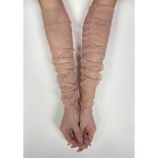 الجملة مسحوق طويل قفازات الزفاف الأنيقة تول قفازات الزفاف / الزفاف / قفازات الحزب