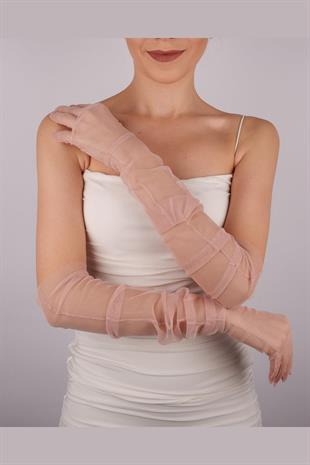 الجملة مسحوق طويل قفازات الزفاف الأنيقة تول قفازات الزفاف / الزفاف / الطرف / قفازات زي