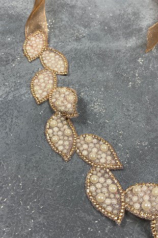 حزام فستان باودر ليف ستون وإكسسوار الخصر