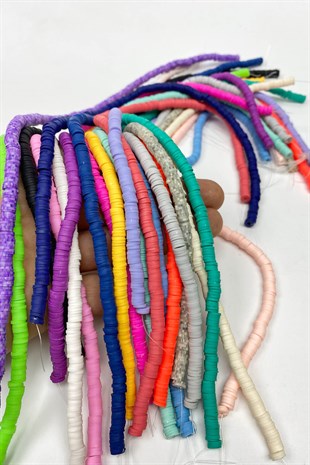 Rengarek 6 mm 20 Dizi Fimo Boncuk Seti