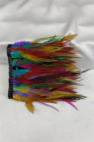 Rengarenk Horoz Tüyü