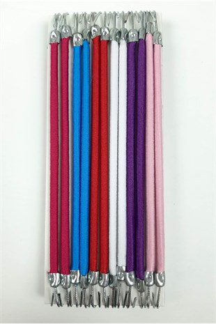 Colorful Elastic Hook Hairpin 12 pcs