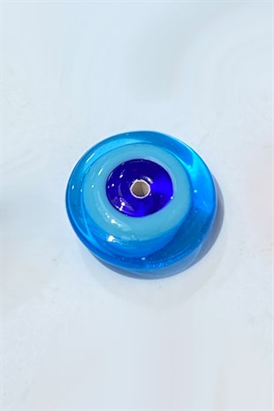 Colorful Murano Glass Beads with Colorful Evil Eye Figure 1 Pcs