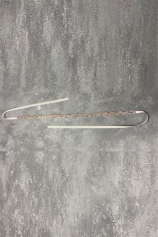 الملونة حبة لامعة مطرزة مساء اللباس حزام الخصر الإكسسوار