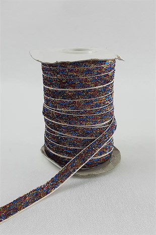 Colorful Silvery Velvet Ribbon 1 cm