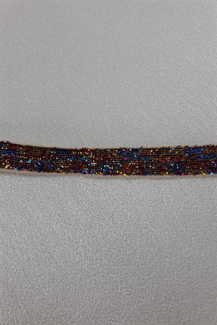 Colorful Silvery Velvet Ribbon 1 cm