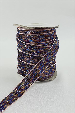 Colorful Silvery Velvet Ribbon 2 cm