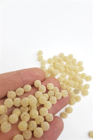 Renk Renk Kadife Boncuk 6 mm