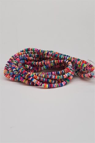 Colorful Fimo Dough Beads 4 mm