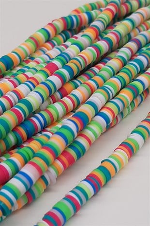 Colorful Fimo Dough Beads 6Mm