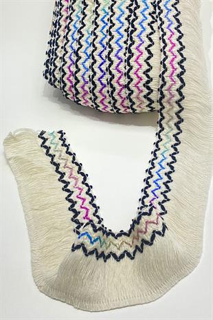 Renkli Pamuk Püskül Saçak