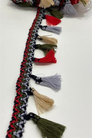 Colorful Cotton Bun Fringe Tassel