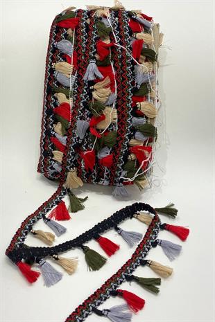 Colorful Cotton Bun Fringe Tassel