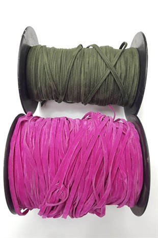 Renkli Süet ip (10 mt )