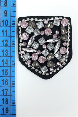 Renkli Taşlı Arma (Yama)