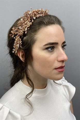 Rose Rastaban Crystal Stone Henna and Bridal Crown