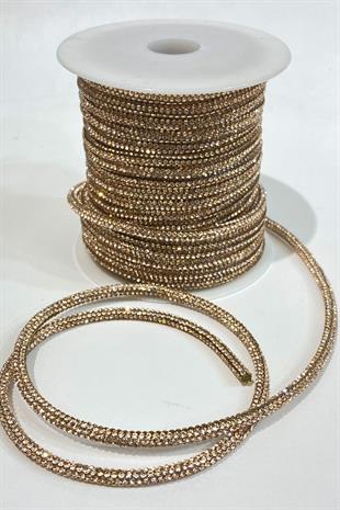 شريط أنابيب حجري كامل اللون باللون الوردي