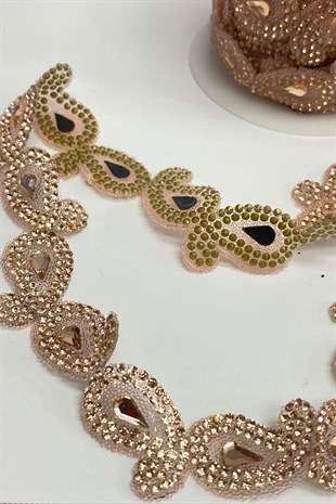 روز لون نمط شال الحديد على الشريط زين الحجر