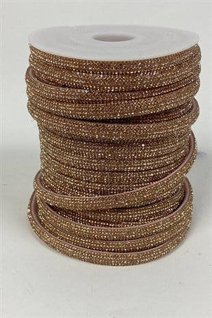 شريط زين بلون وردي لامع كثيف